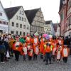 Die Kleinen des Kindergartens Aub waren als Füchse mit dabei,