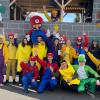 Die Greußenheimer Jugend war auch indiesem Jahr mit einem Motivwagen dabei: Super Mario und seine Freunde.