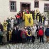Simon Poßmayer, Christian Schäfer, Daniel Poßmayer, Jürgen Gutjahr, Florian und Beatrice Bergmann, Christoph Mittelstädt, Irmi Jonas, Gabriele Poßmayer, Gerhard Albert, Gräfin Angelika Wolffskeel, Hubert Jonas, Herr und Frau Binsteiner, Christoph von Seydlitz-Wolffskeel, Martin, Alfred und Charlotte Mais, Winfried Schraut, Susi Winter, Albrecht Förster, in 2. Reihe Andreas Sahlmüller, Kristin Mahler, Nina Sahlmüller, Leo Treike, Lars Winter und der Enrichmentkurs Lebendiges Mittelalter.