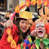 Auch ein Zirkus war beim Sendelbacher Faschingszug dabei.