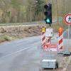 Die Signalanlage in der Salinenstraße steht bereits seit Wochen.