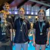 Auf dem Foto (hinten): Simon Fröhlich sowie (vorne von links): Michelle Kraft, Lars Behr, Ronja Brehm, Leonie Spiegel, Ludwig Beck.