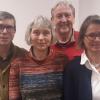 Der neue Vorstand des Ökokreises: Thassilo Maxeiner (von links), Ursula Bauer, Hans-Joachim Schüssler und Ruth Braun-Spiehl.
