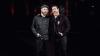 Matze Rossi (links) mit seinem guten Freund Chuck Ragan der US-amerikanischen Punkrockband "Hot Water Music". Chuck Ragan erscheint mit seiner unverwechselbaren Stimme auch auf den "Barn Tapes" von Matze Rossi. 