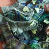 Auf dem Foto: Grüne Socken für Aktion "Grüne Socken".