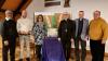 Rat im Pastoralen Raum Haßberge Ost mit Bischof Franz Jung, Pater Vincent Moolan (Leiter des Pastoralen Raumes), Peter Großkopf (Rat im Pastoralen Raum), Barbara Thein (Vorsitzende Rat im Pastoralen Raum), Bischof Franz Jung, Ralf Nowak (Vorsitzender Rat im Pastoralen Raum), Horst Gehring (Rat im pastoralen Raum).