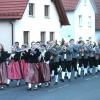 Die Sandberger Musikanten feierten ihr 50-jähriges Bestehen mit Gottesdienst, Festparade und Kommersabend.