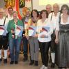 Alexandra Hourle, Vorsitzende Sandberger Musikanten, und Renate Haag, Kreisvorsitzende des Nordbayerischen Musikbundes (von rechts), nahmen zahlreiche Ehrungen vor. Alexandra Hourle, Vorsitzende Sandberger Musikanten, und Renate Haag, Kreisvorsitzende des Nordbayerischen Musikbundes (von rechts), nahmen zahlreiche Ehrungen vor.