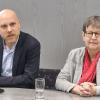 Georg Sperrle, Geschäftsführer der Caritas-Einrichtungen gGmbH und Barbara Bender, die Heimleiterin des Seniorenzentrum St. Hedwig  in Veitshöchheim, informierten den Gemeinderat über die Lage und baten um Unterstützung.