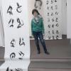 Schriftzeichen ohne semantische Bedeutung: Roswitha Vogtmann stellt im Würzburger Spitäle aus. 