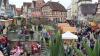 Bummeln, Plaudern und ein Gang zum Osterbrunnen: Beim Auber Frühlingsmarkt war jede Menge los.
