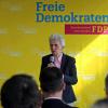 Die FDP-Bundestagsabgeordnete und Europakandidatin Marie-Agnes Strack-Zimmermann auf Besuch in Schweinfurt anlässlich des Jahresempfangs der FDP Schweinfurt/Ostunterfranken.