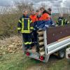 Jede Menge Müll sammelten die gut 70 Teilnehmer beim Umwelttag in Gerchsheim.