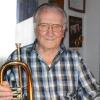 90 Jahre mit Musik: Erich Bald und sein Flügelhorn.