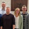 Im Bild: Michael Götz, Steffen Bonfig, Simon Häusner, Nadja Haupeltshofer, Tobias Wirsching, Martin Spengler.