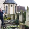 Die sandsteinernen Grabsteine am Friedhof Egenhausen fotografiert und dokumentiert Winfried Hahner.