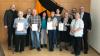 Auf dem Foto Pfarrer Sternagel, Margit Förster, Anton Gessner, Bruno Schlarb, Irmgard Lang, Gabi Reinhard, Sonja Sebold, Luise Hoffmann, Stefan Kyzner, Barbara Pfeuffer und Hans Georg Schmidt.