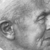 Der Dichter Hermann Sendelbach von den Erlenbacher Höfen (Karlstadt/Wiesenfeld). Das Bild entstand 1964.