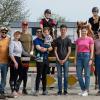 Im Bild: Johanna Geßner, Mirko Neuhöfer, Nadine Neuhöfer, Heiko Steiner, Kaid Kojah mit Tochter, Marianne Potthoff, Marvin Jüngel, Franziska Mohr, Elena Ankenbrand, Magdalena Geßner, Bernard Stöhr.