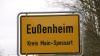 Ortsschild Eußenheim.