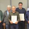 Das Foto zeigt die neuen Ehrenmitglieder und Ehrenvorsitzenden (von links): Bürgermeister Thomas Stamm, Otto Koch, Stefan Gebert, Peter Albert, Klaus Reiner, Klaus Ehlert, Helmut Freudenberger, Michael Dreßler, Christopher Gebert, Wolfgang Eyrich, Anuschka Günzelmann. Das Foto zeigt die neuen Ehrenmitglieder und Ehrenvorsitzenden (von links): Bürgermeister Thomas Stamm, Otto Koch, Stefan Gebert, Peter Albert, Klaus Reiner, Klaus Ehlert, Helmut Freudenberger, Michael Dreßler, Christopher Gebert, Wolfgang Eyrich, Anuschka Günzelmann.