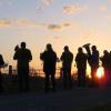 Bei Sonnenaufgang trafen sich die Maumermusikanten aus Bischofsheim am Finkelberg, um den Mai musikalisch zu begrüßen.