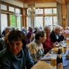 Gemütliches Beisammensein bei der Schlussrast im Landgasthof Waldmichelbacher Hof in Bessenbach.
