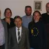 Die Geehrten und ihre Laudatoren (von links): Josef Wächter, Ursula Falkenstein, Erhard Klos, Thomas Weckert, Pauline Steinmann, Max Hegler und Otto Hünnerkopf.