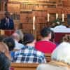 Schriftlesung mit Pastor Asolo von der nigerianischen Gemeinde. Schriftlesung mit Pastor Asolo von der nigerianischen Gemeinde.