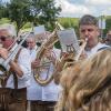 Unter dem Motto "Heßdorf bebt" feierten die Feuerwehr und der Sportverein gemeinsam  mit einem viertägigen Zeltfest und einem großen Festzug ihr jeweiliges Jubiläum.