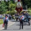 Unter dem Motto "Heßdorf bebt" feierten die Feuerwehr und der Sportverein gemeinsam  mit einem viertägigen Zeltfest und einem großen Festzug ihr jeweiliges Jubiläum.
