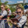 Unter dem Motto "Heßdorf bebt" feierten die Feuerwehr und der Sportverein gemeinsam  mit einem viertägigen Zeltfest und einem großen Festzug ihr jeweiliges Jubiläum.
