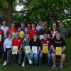 Die geehrten Mitglieder des FCN-Fanclubs "Gerolzhofen 1979" zusammen mit Verantwortlichen und Ehrengästen.