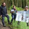 Auf Kahlflächen werden Praxisanbauversuche gefahren, um neue Baumarten zu testen.