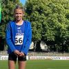 Magdalena Kroiß auf dem Podium.