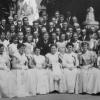 Die Fahnenweihe des Heidenfelder Gesangvereins im Jahr 1955.