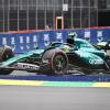 Aston-Martin-Pilot Fernando Alonso hofft auf ein gutes Ergebnis beim Rennen in Bacelona.