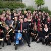 Orchester und "Spätzünder" des Musikvereins Güntersleben.
