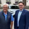 Wechsel des Vorsitzes beim Förderverein M-E-NES: Auf Hubert P. Büchs (links) folgt André Reich.