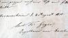 Quittung zur ersten Abschlagszahlung der Orgel (Ausschnitt) mit Signatur des in Schweinfurt geborenen Orgelbauers Carl Friedrich Geyer, der 1843 nach Bamberg übersiedelte. Quittung zur ersten Abschlagszahlung der Orgel (Ausschnitt) mit Signatur des in Schweinfurt geborenen Orgelbauers Carl Friedrich Geyer, der 1843 nach Bamberg übersiedelte.