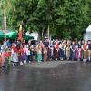 Wertvolle handgearbeitete Trachten, eine bunte Mischung der Generationen, traditionelle Kirchweihtänze und Frohsinn für Mitwirkende und Gäste der Röthleiner Kirchweih - auch bei Regen!