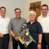 Bei der Verabschiedung von links: Vorstand Michael Hein, Aufsichtsratsvorsitzender Matthias Floth, Aufsichtsratsmitglied Andrea Schlereth und Vorstand Jürgen Wagenpfahl