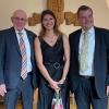 Prof. Dr. Ulrich Rommelfanger, Melissa Gallwitzer, Dr. Ulrich Stinzendörfer.