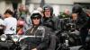 Motorradfahrer und Menschen mit Behinderung bereiten sich am Freitag (05.07.24) vor den Mainfränkischen Werkstätten in Würzburg auf ihre gemeinsame Tour vor. Seit 1989 treffen sich auf Initiative von Peter Schädel Biker und Menschen mit Handicap einmal im Jahr zu einer Motorradtour.