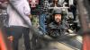 Motorradfahrer und Menschen mit Behinderung bereiten sich am Freitag (05.07.24) vor den Mainfränkischen Werkstätten in Würzburg auf ihre gemeinsame Tour vor. Seit 1989 treffen sich auf Initiative von Peter Schädel Biker und Menschen mit Handicap einmal im Jahr zu einer Motorradtour.