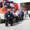 Pfarrerin Martina Popp-Possekardt segnete das neue Feuerwehrauto