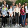 Erfolgreiche Schüler des Deutschhaus-Gymnasiums mit Mathematiklehrer Dr. Michael Müller.