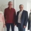 Im Bild von links: Christine Wessing (stellv. Obermeisterin), Josef Sperling, Karl Böhner (Obermeister), Ramona Ziegler.