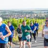 Mehrere Hundert Menschen nehmen am Freitag (19.07.24) bei hochsommerlichen Temperaturen um 30 Grad am 40. Schwanberglauf teil. Auf der Strecke von Iphofen nach Castell legen die Läuferinnen und Läufer 10,4 Kilometer und 200 Höhenmeter zurück.