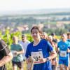 Mehrere Hundert Menschen nehmen am Freitag (19.07.24) bei hochsommerlichen Temperaturen um 30 Grad am 40. Schwanberglauf teil. Auf der Strecke von Iphofen nach Castell legen die Läuferinnen und Läufer 10,4 Kilometer und 200 Höhenmeter zurück.